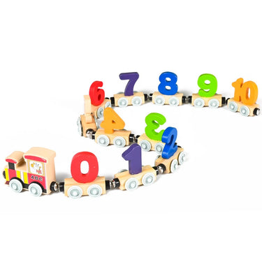 Magnetix TrainMaster | Leer Jugando - Set de Tren Magnético de Números y Animales de 27 Piezas para Niños